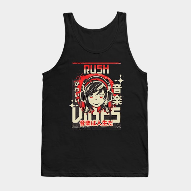 rush Vibes Music Tank Top by Kami Sayang Sama Jamsah